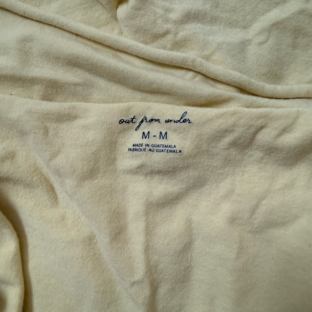 Urban Outfitters Light Yellow Short Sleeve Top - Picture 3 of 3